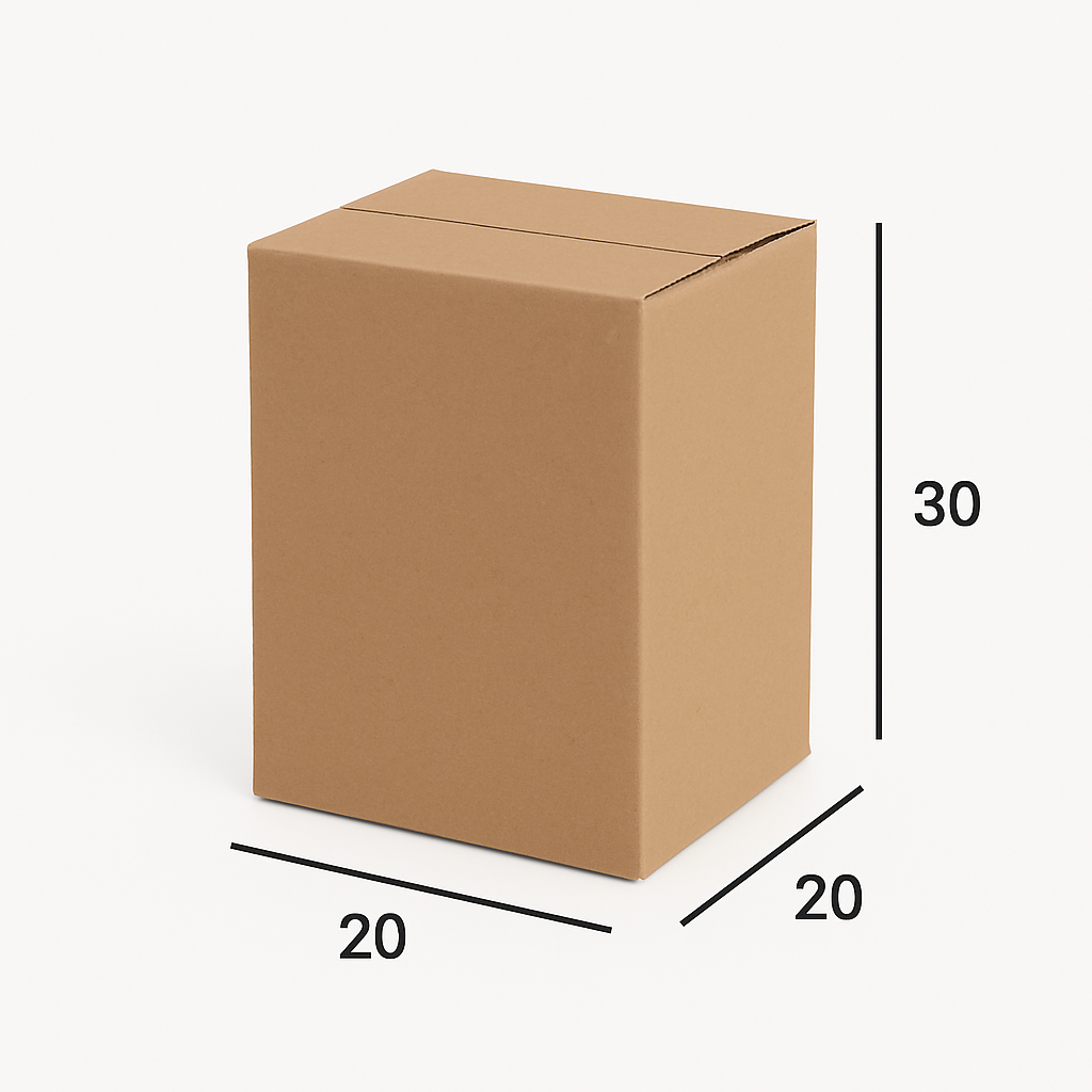 Caixa MLT 205 - 20x20x30 cm - 123 Caixas - Embalagens para E