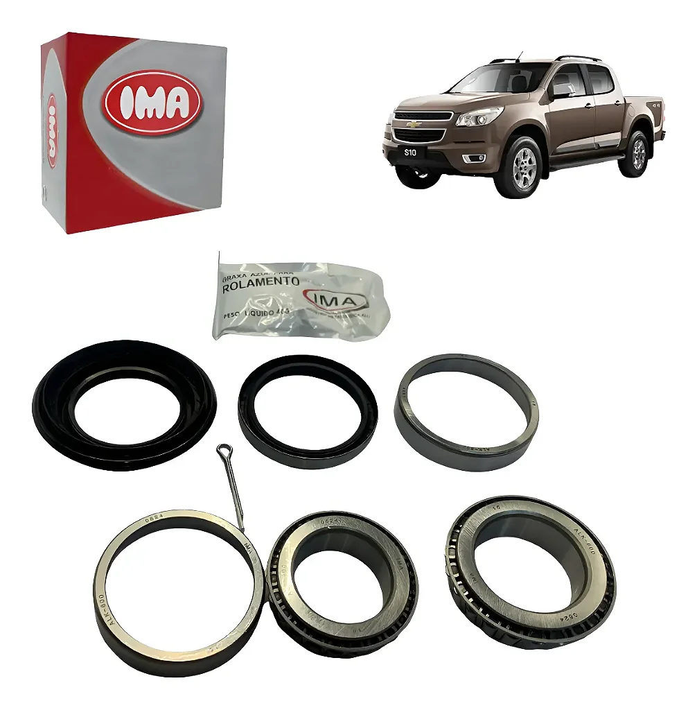 Kit Rolamento Roda Dianteira S10 Trailblazer 2012 A 2025 - Caminhonete & Cia