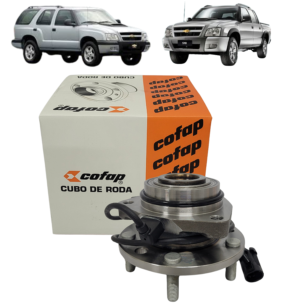 Cubo Roda Dianteiro Com Rolamento S10 Blazer 4x4 1998/2011 - Caminhonete &  Cia