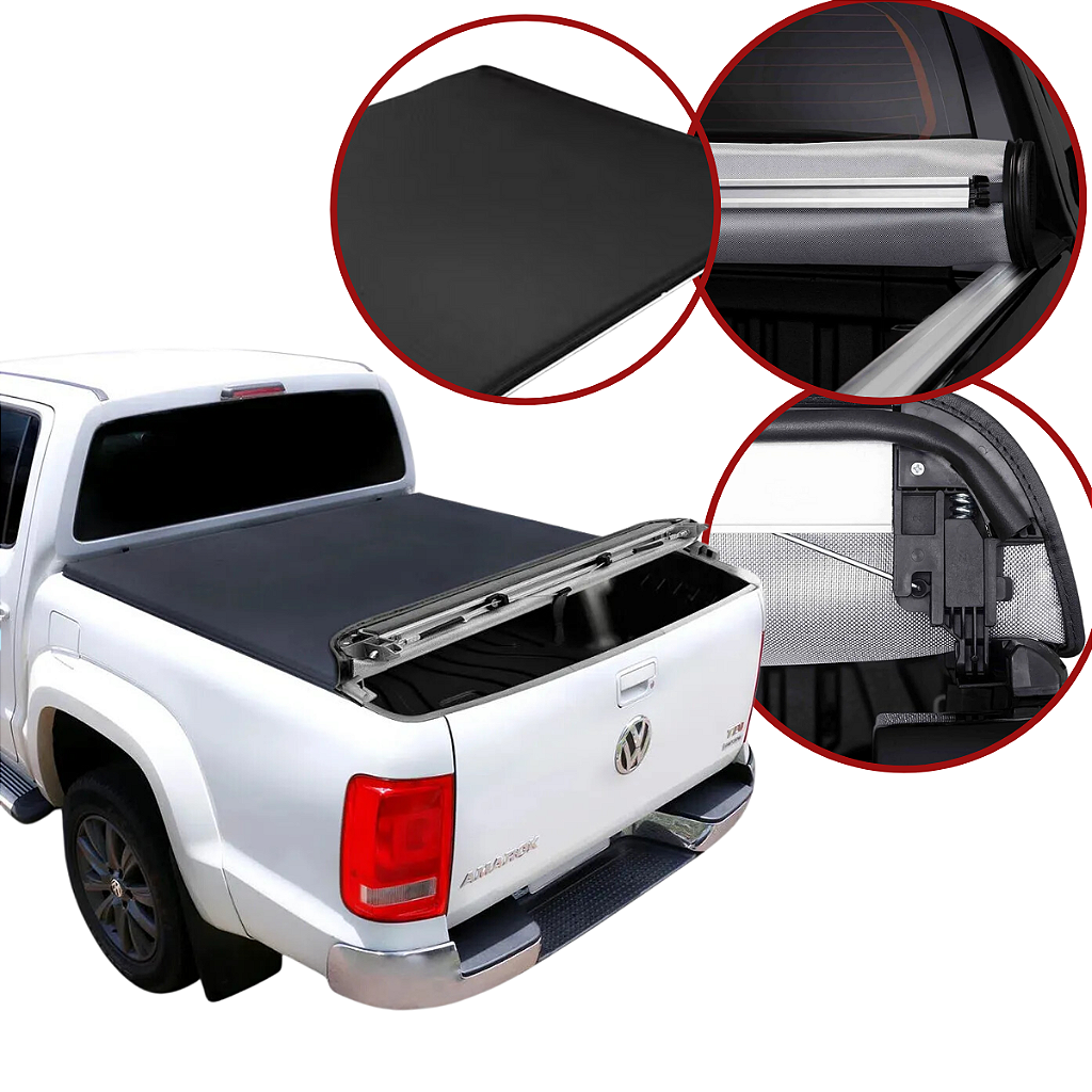 Capota Marítima Grx Amarok Cd 2010-2020 Lona Removível - Caminhonete & Cia