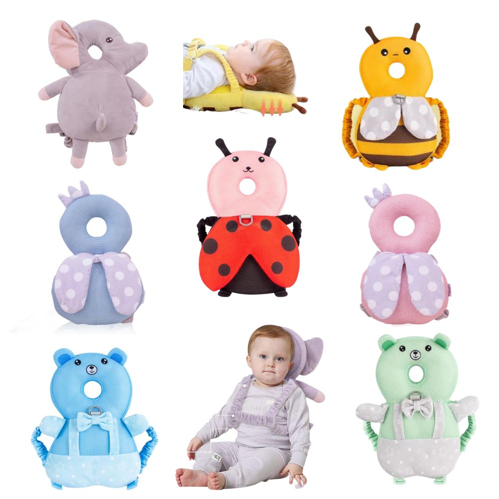 Mochila Almofada Proteção Anti-Impacto Para Bebê Travesseiro