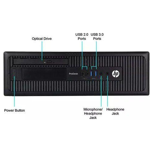Cpu Hp Prodesk 600 G1 Core I3 4ªg 4gb Ddr3 Ssd 240gb Wifi - Extra