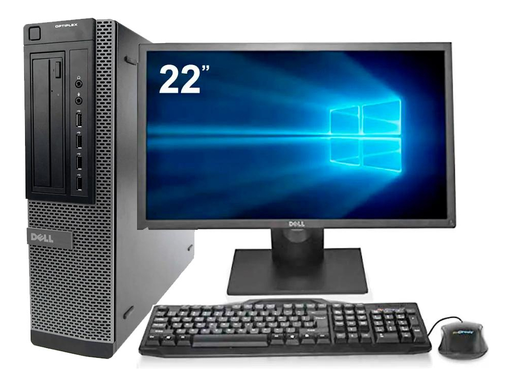 Computador Dell Optiplex 7010 I5 8gb 120gb Wi-fi + Monitor - Extra