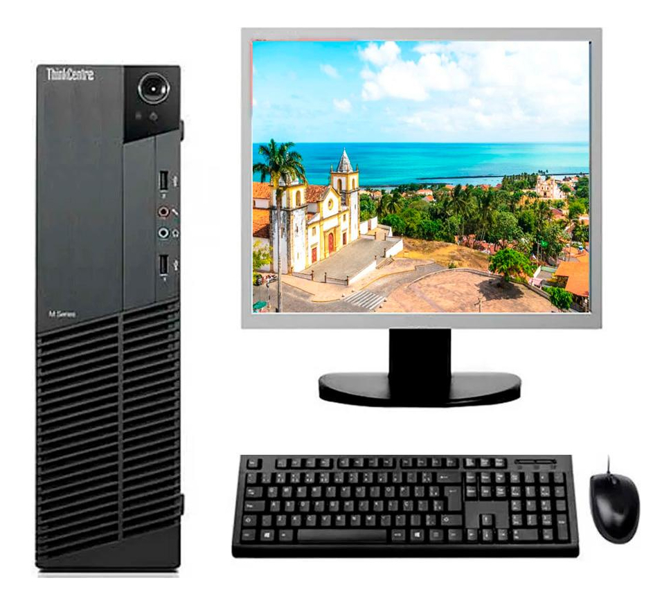 Cpu Lenovo Thinkcentre M91 Core I5 1ªg 4gb 120gb Monitor 17