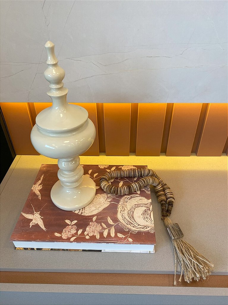 Livro Caixa CC LOVED DECOR - Madeira 30x23x4cm - Trevisan Concept