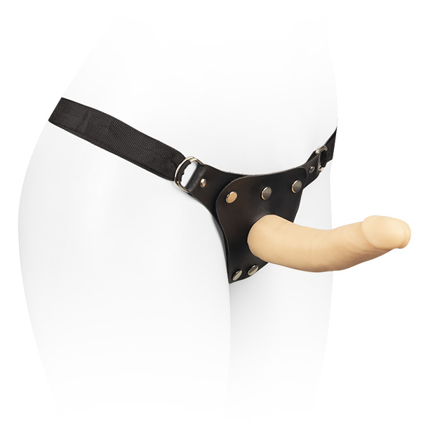 Prótese em Cyber Skin 10 - 18,5x4,5cm Articulado com Cinta - Cod.: CYB07AC, sex shop