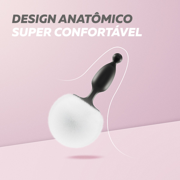 Magic Bunny - Plug Anal Vibratório com APP - Magic Motion - MM023