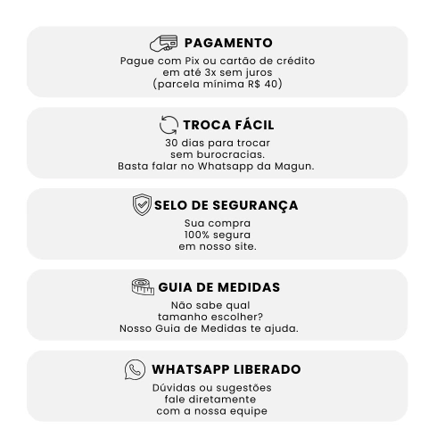 Mais benefícios Magun