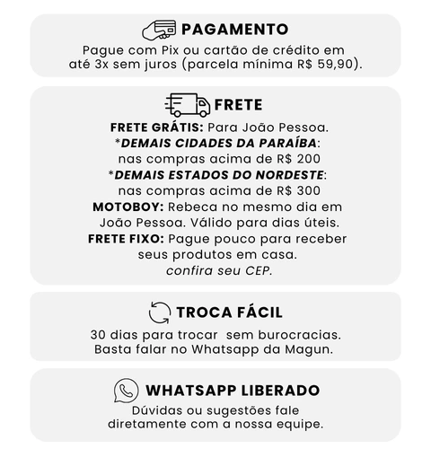 Mais benefícios Magun