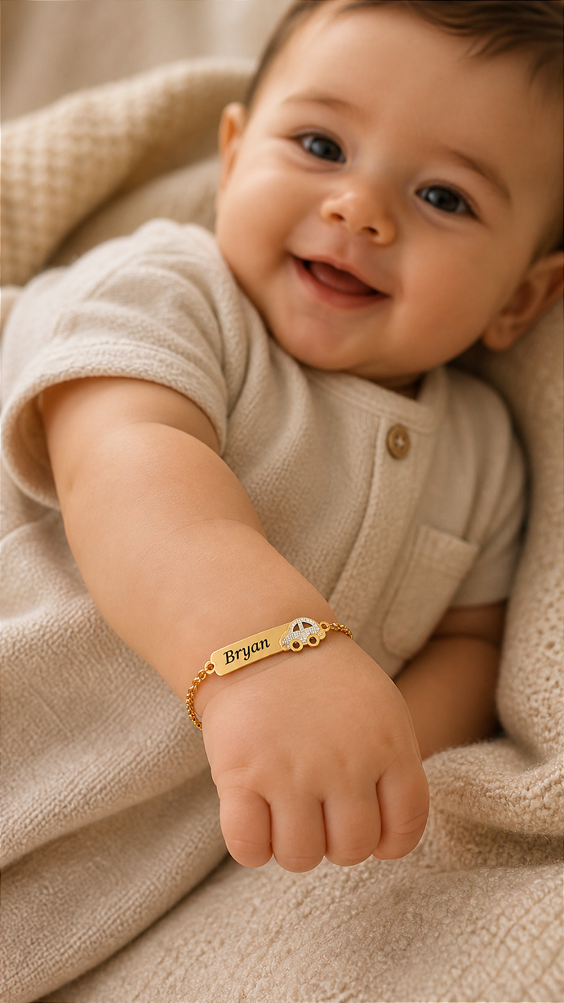 Modelo de pulseira personalizada infantil