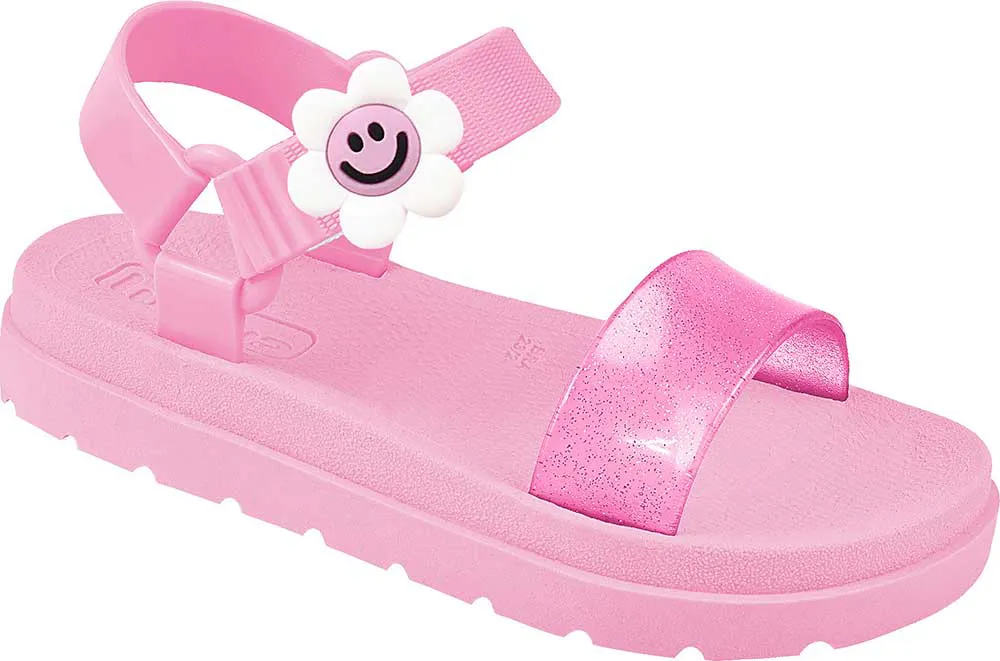 Sandalia Papete Infantil LueLua Rosa Maju Kids