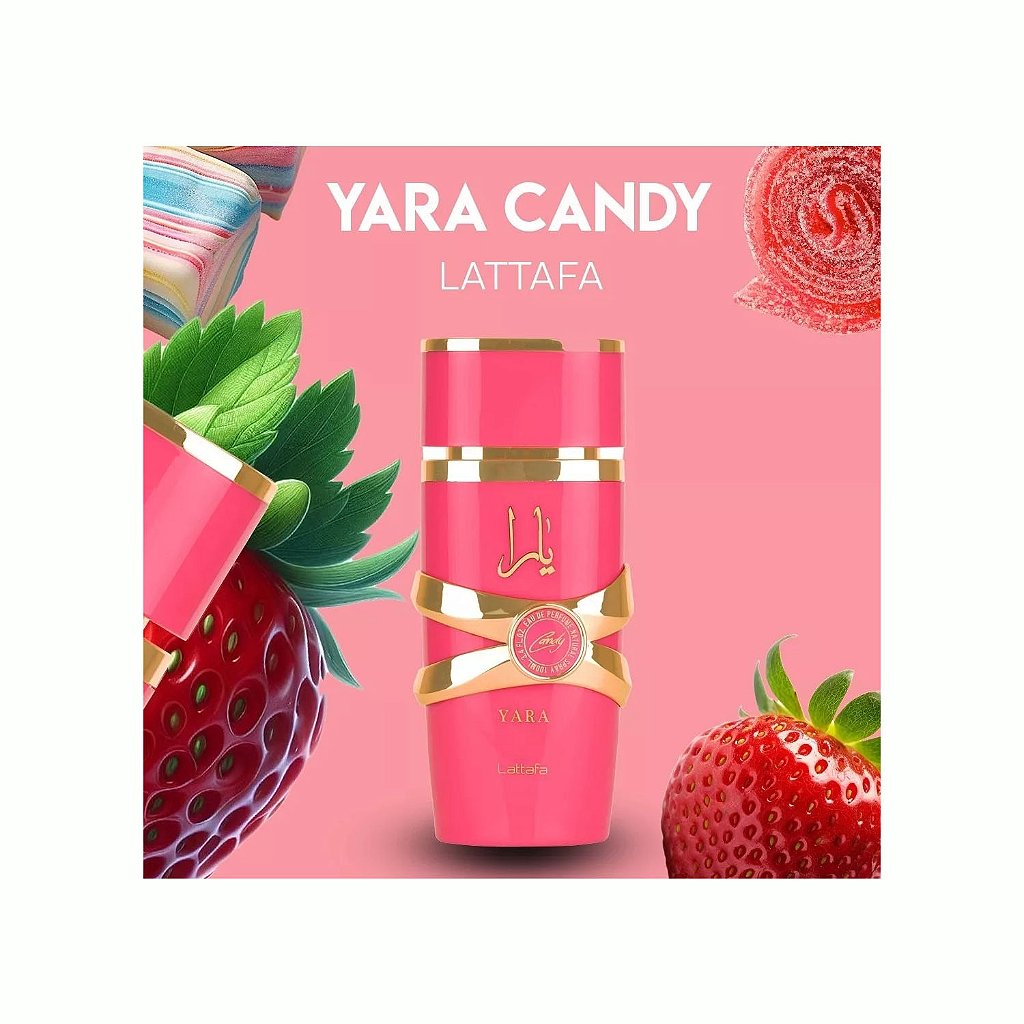Yara Candy Lattafa Edp | Perfume Feminino 100ml - Lika Magazine