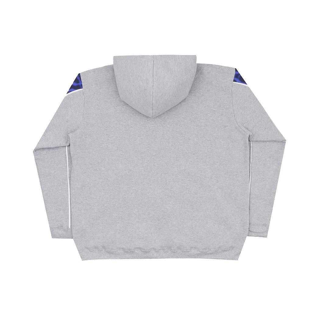Track Zipped Hoodie Heather Grey - Meu Exagerado - Um outlet Track Zipped Hoodie Heather Grey - Meu Exagerado - Um outlet