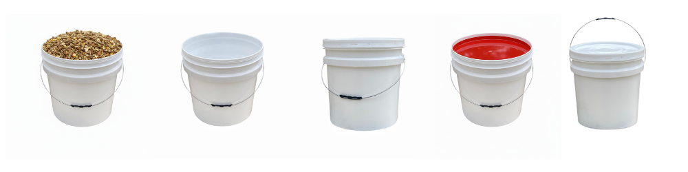 balde 30l com tampa e alca metalica nastripack