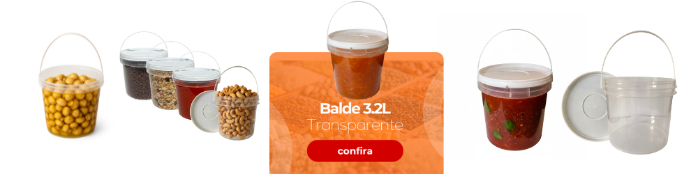 balde com tampa lacre transparente nastripack