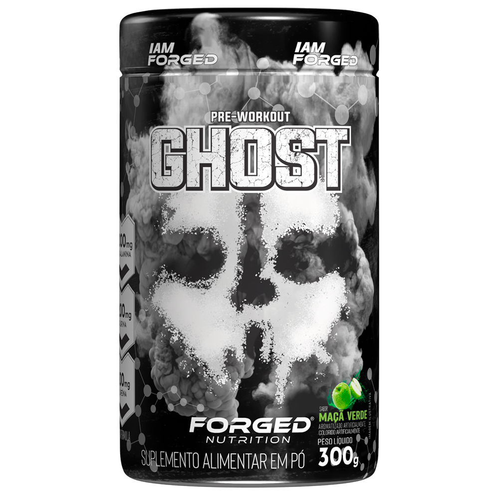 Ghost Pre-Workout Cafeína Taurina Arginina Beta-Alanina 300g