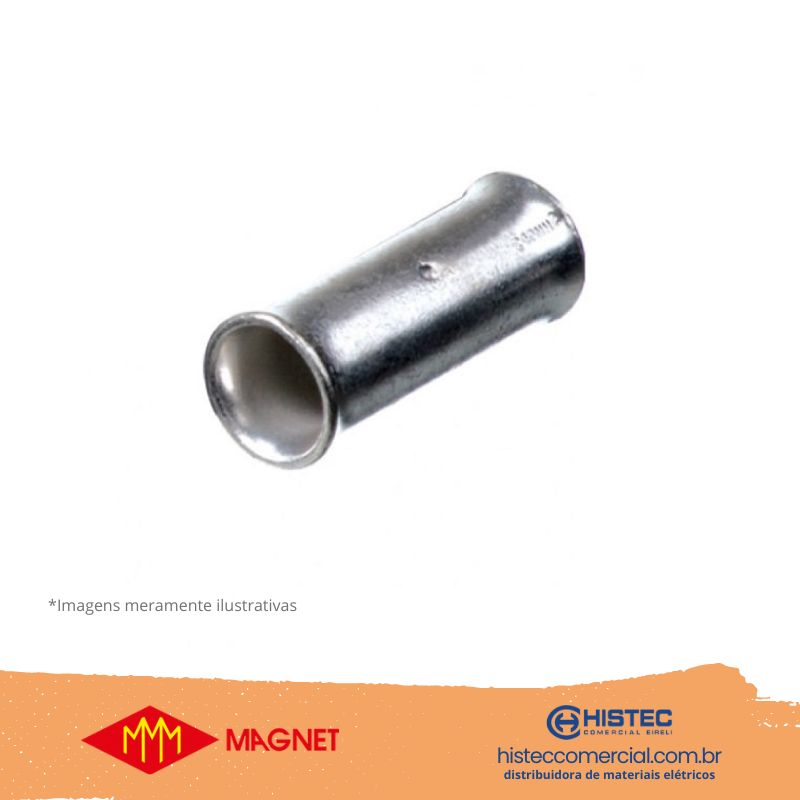 LUVA COMPRESSÃO COBRE ESTANHO 120MM2 641250 MAGNET - Histec