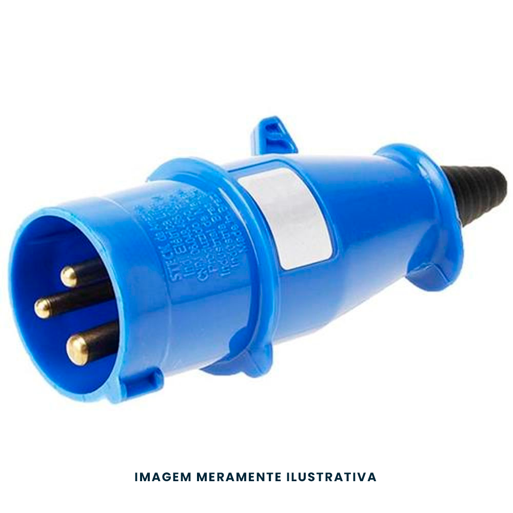 PLUG N-3576 3P 63A 200/250V 6H AZ STECK - Histec Comercial