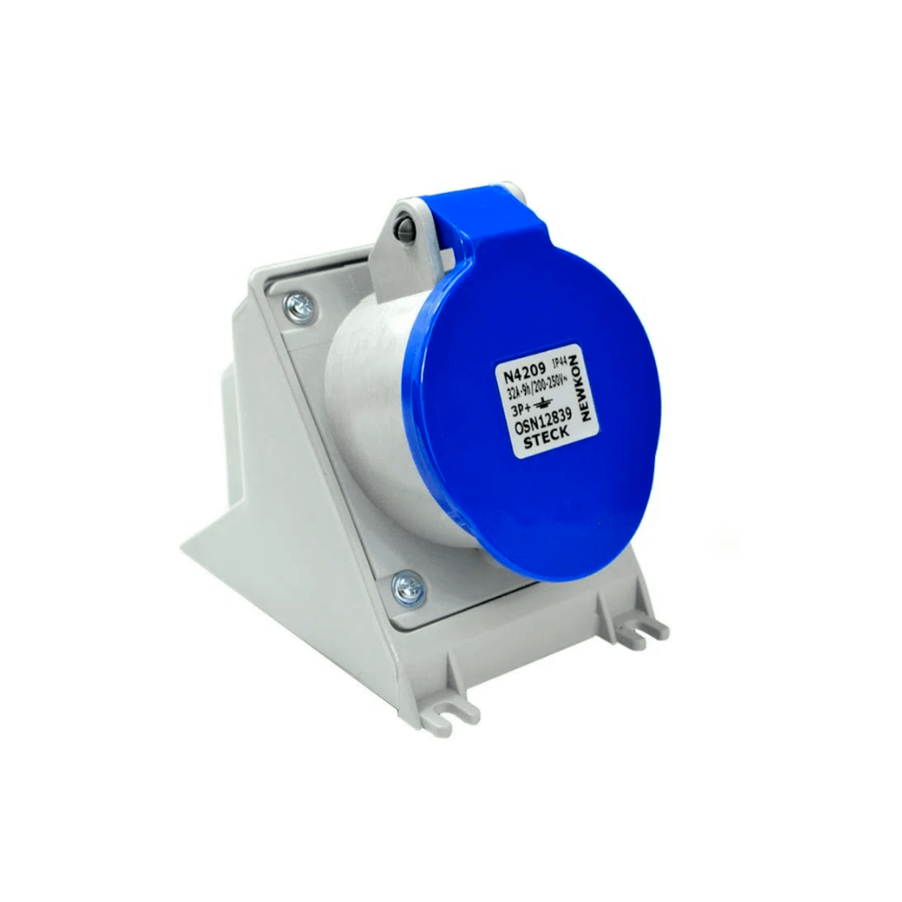 TOMADA SOBREPOR N-4209 4P 32A 220/240 AZ STECK - Histec Comercial