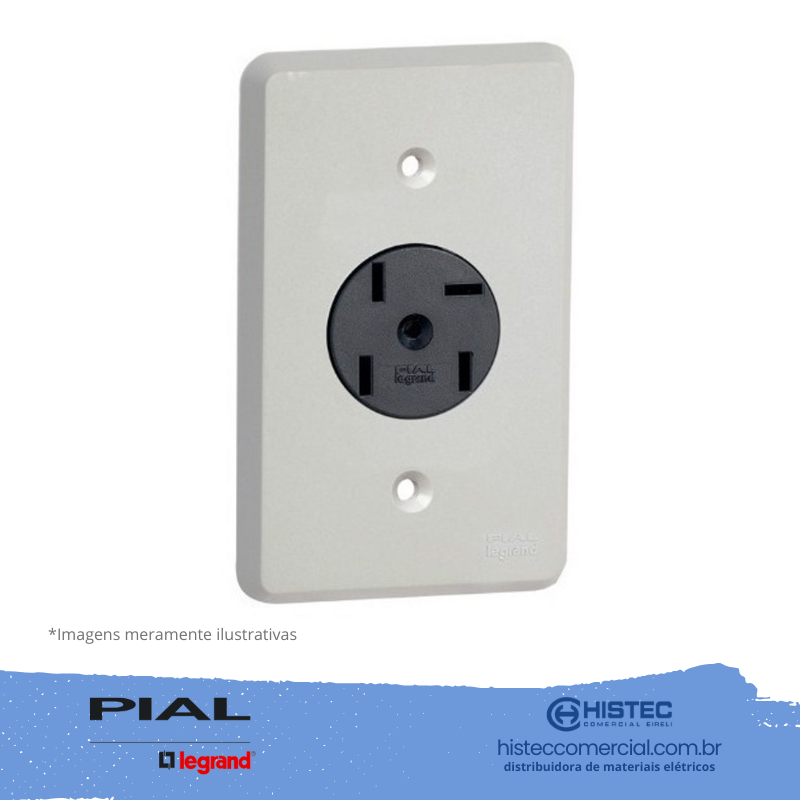 SILENTOQUE 5103 TOMADA TELEFONE 4P P.TELEBRAS COM PLACA PIAL