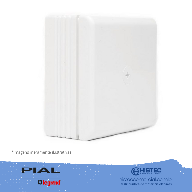 CAIXA PARA DERIVAÇÃO 75x75x35 SISTEMA X 30316X PIAL - Histec