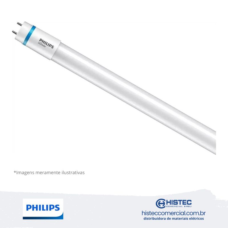 LÂMPADA LEDtube Philips 19W T8 1,5M 2500 lumens 4000K BIVOLT