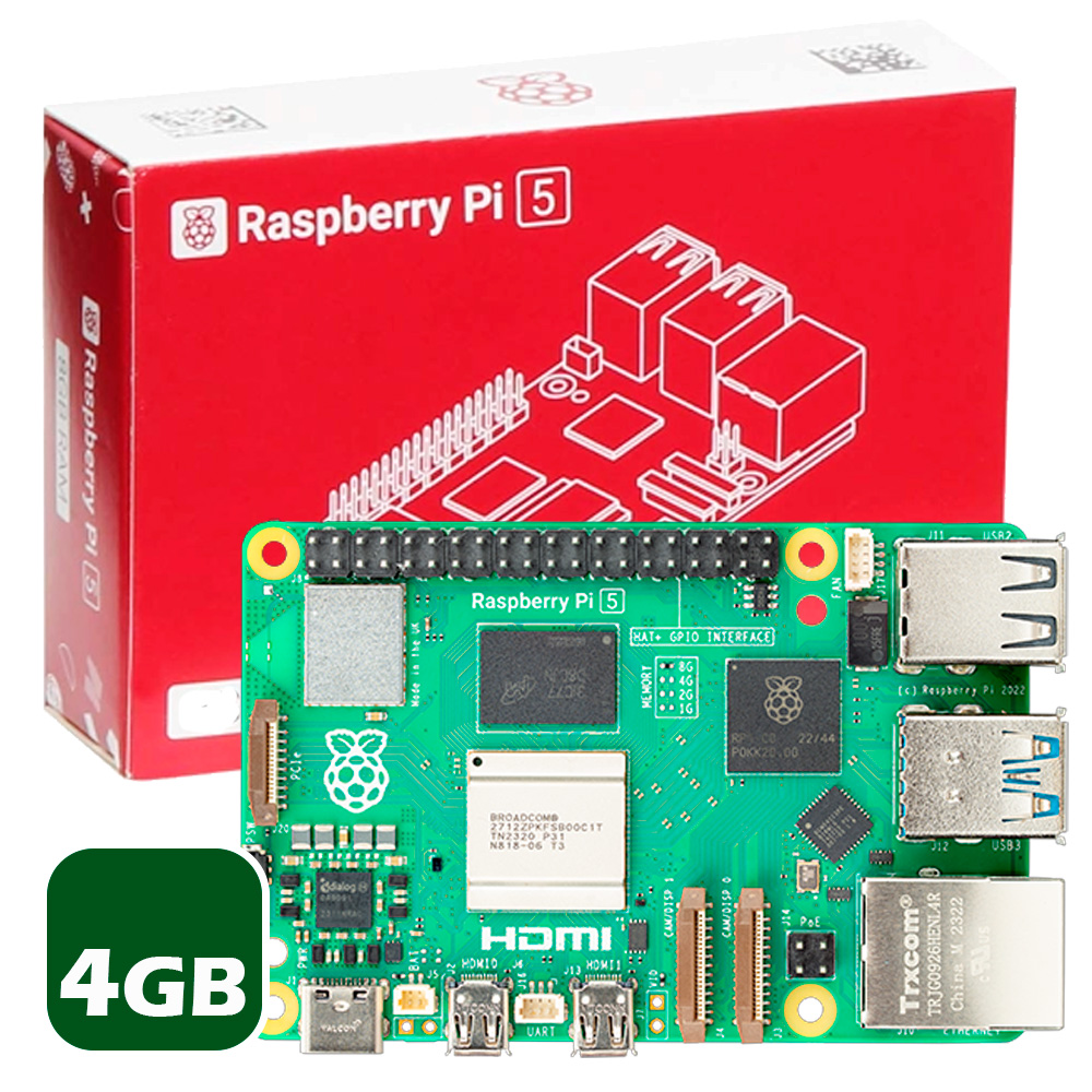 Raspberry Pi 5 4GB Anatel - Orix Tecnologia