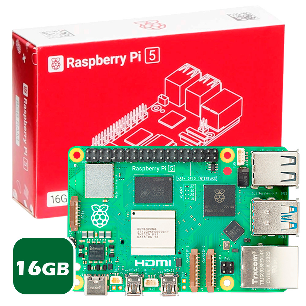 Raspberry Pi 5 16GB Anatel - Orix Tecnologia