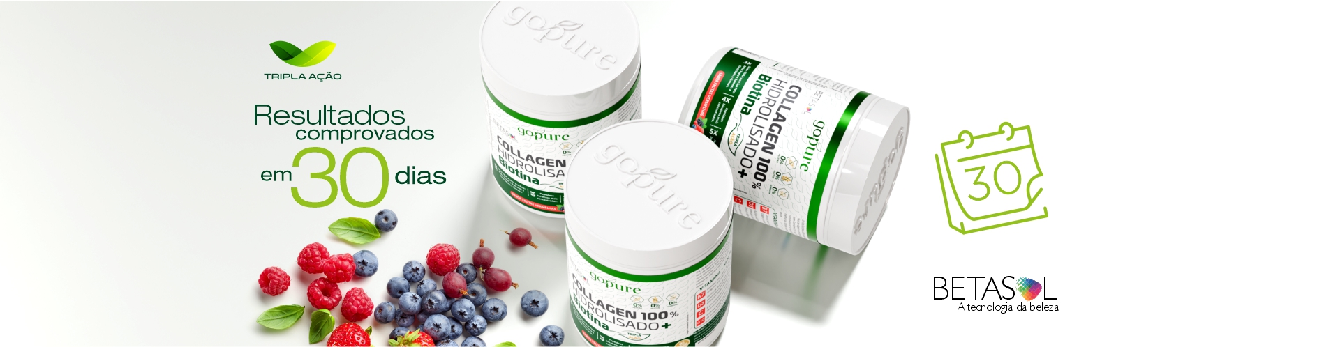 Collagen Biotina Sabor Frutas Vermelhas