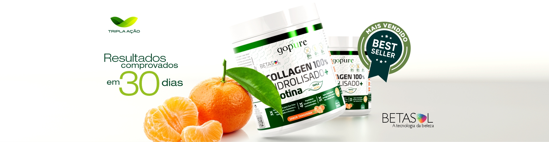 Collagen Biotina Sabor Tangerina