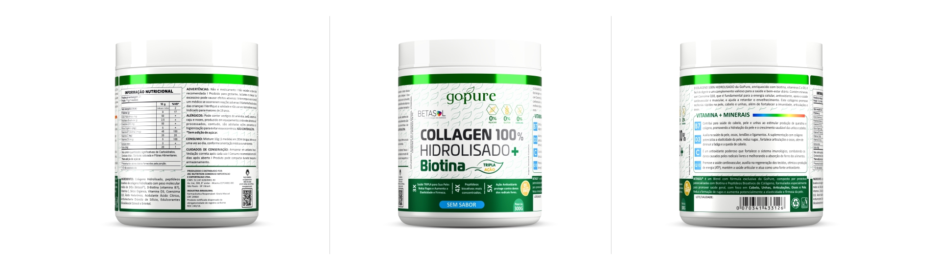 Collagen Biotina Sem Sabor