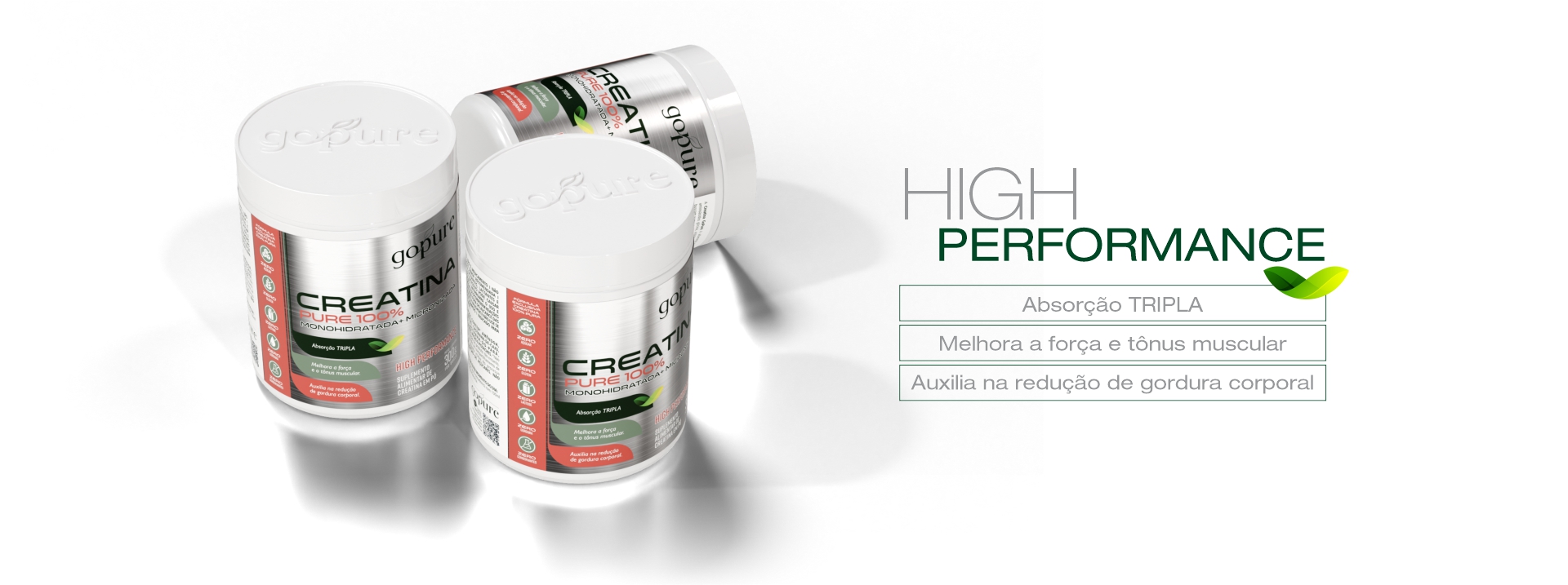 Benefícios da Creatina GoPure