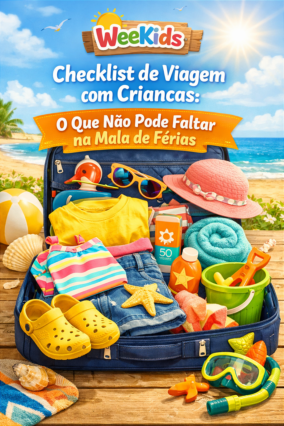 Mala de férias infantil WeeKids