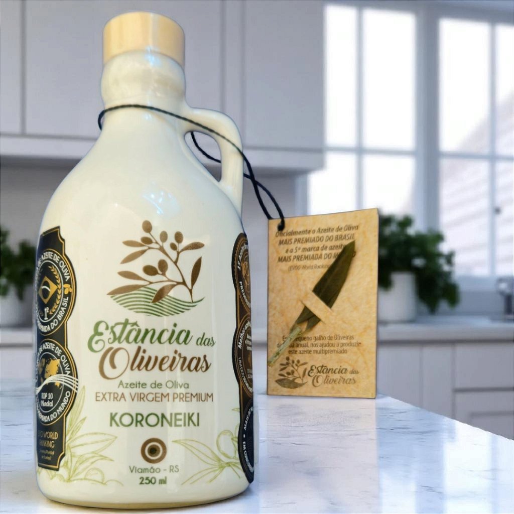 Azeite Extra Virgem Estância Das Oliveiras Koroneiki Jarra de
