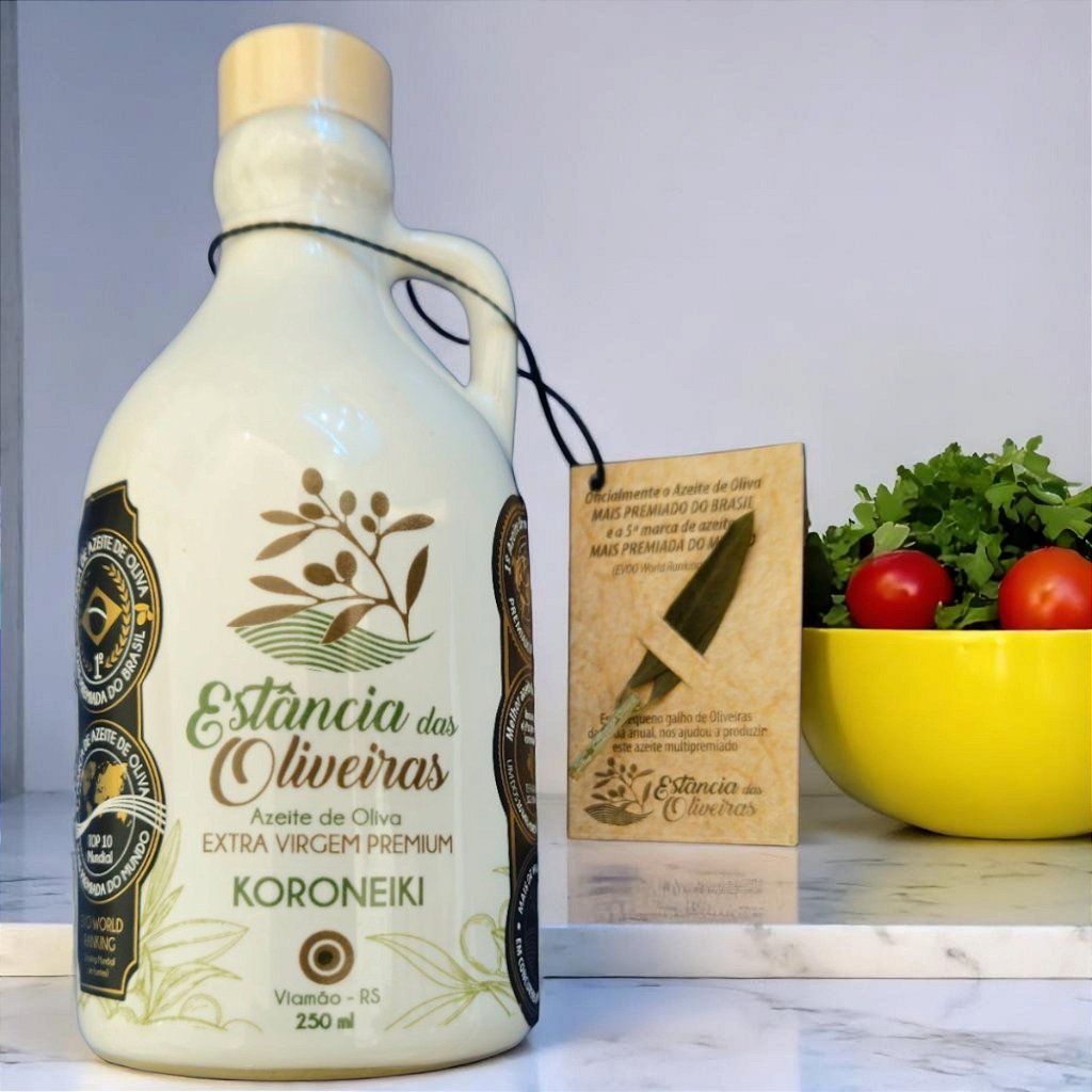 Azeite Extra Virgem Estância Das Oliveiras Koroneiki Jarra de