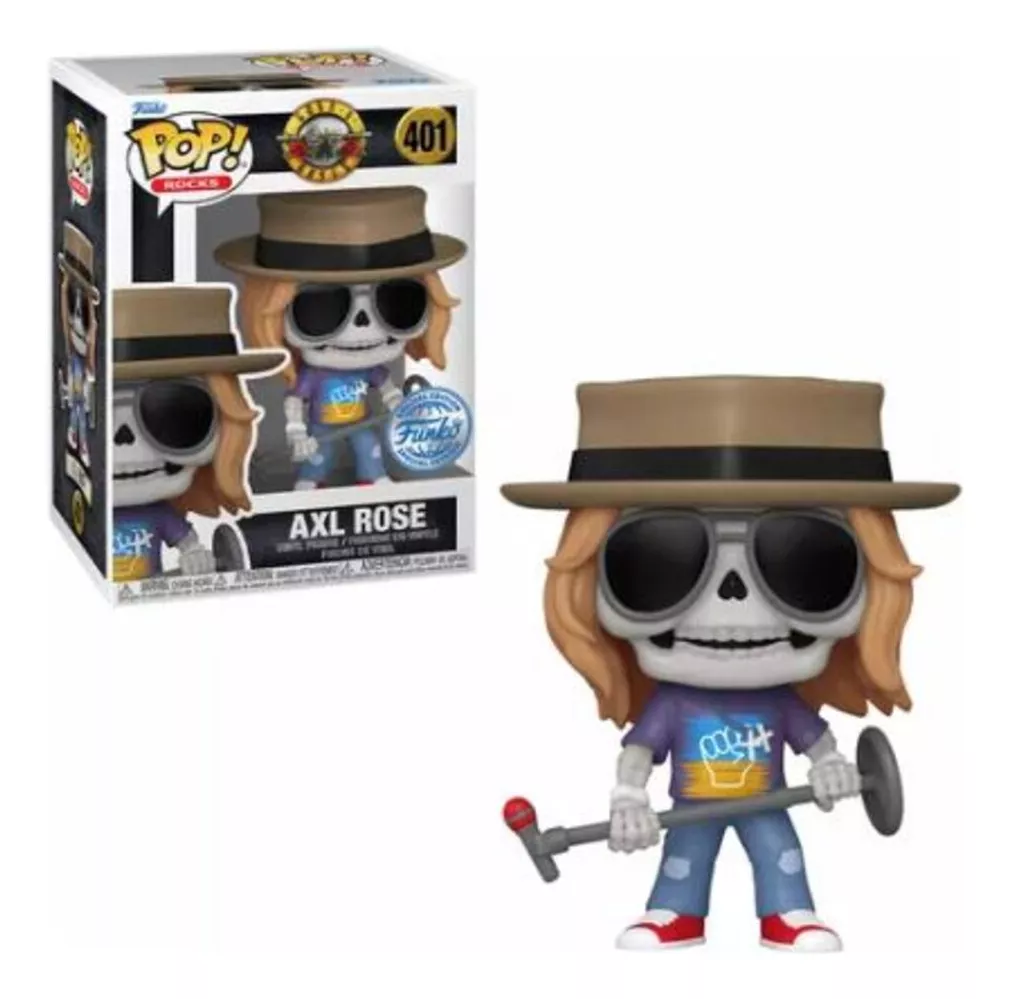 Funko Pop Rocks Guns'n Roses Axl Rose 401 - DivertidaGeek
