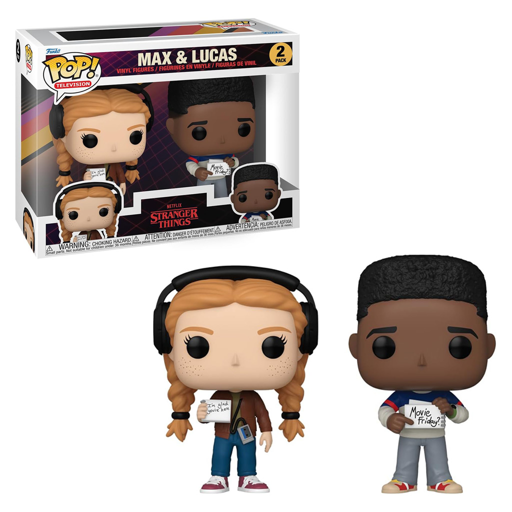 Funko Pop Stranger Things Max & Lucas 2-PACK - DivertidaGeek