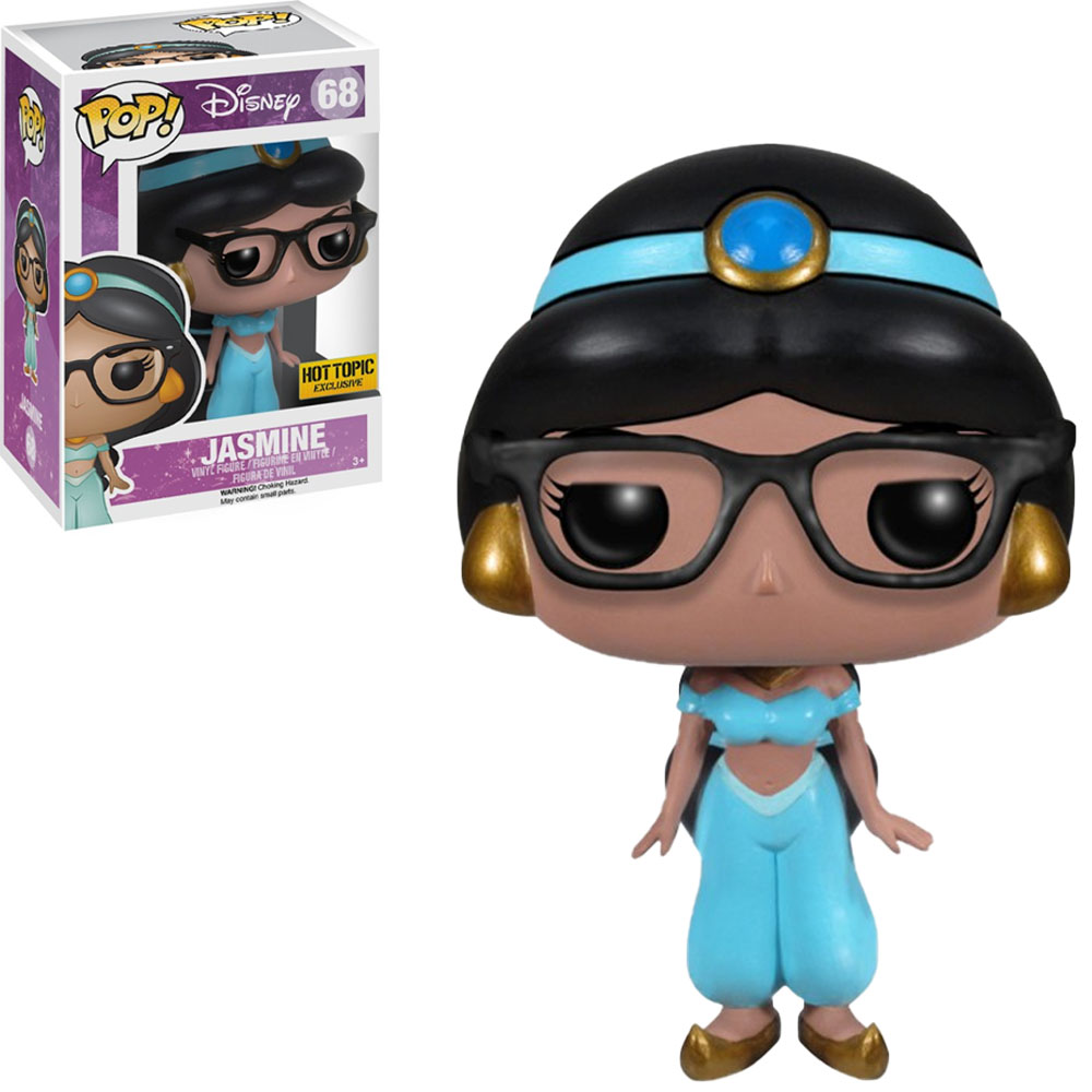 Funko Pop Disney Aladdin Jasmine With Glasses (Nerd) 68