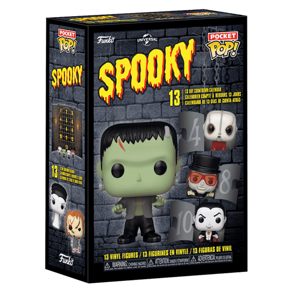 Funko 13 Day Spooky Countdown フィギュアセット Calendário Funko Pop Pocket Calendar Horror 13 Day Spooky