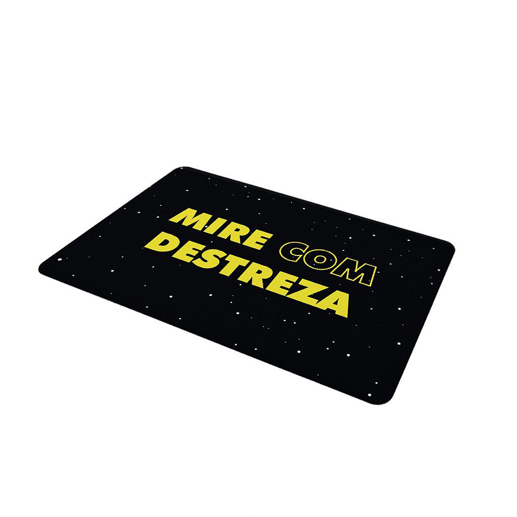 Tapete de Tecido Multiuso 60x40cm - Carta Reverso Amarelo - Beek Geek's  Stuff