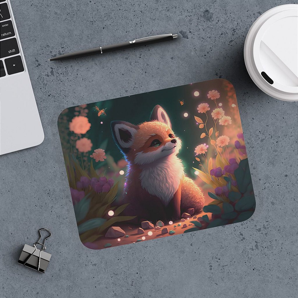 Mouse Pad o Pequeno Príncipe e a Raposa