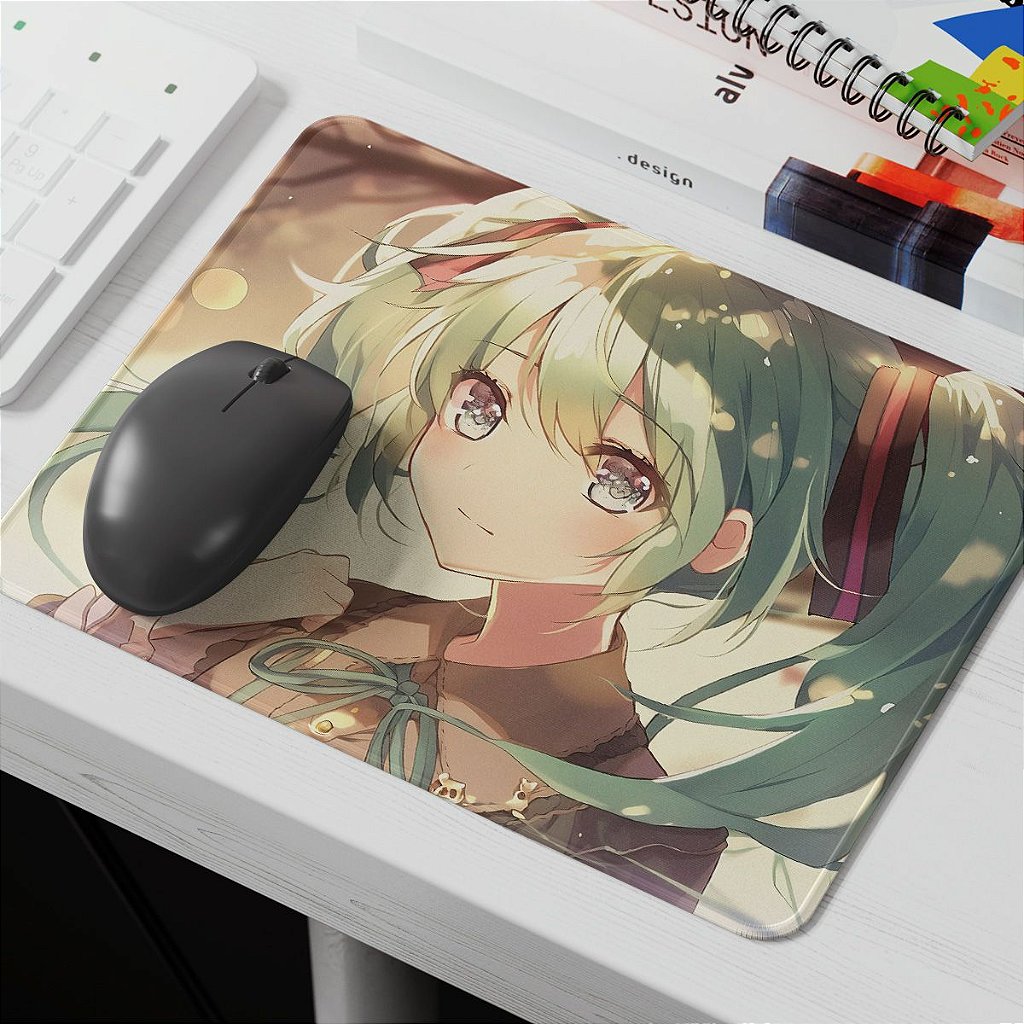 Mouse Pad Ergonomico Anime Menina Girl Escolar - Personalize do