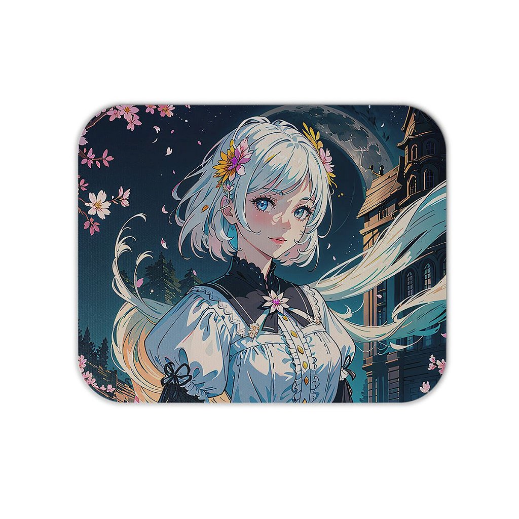 Mouse Pad em Tecido - Anime Girl - Espadachim - Loja NerdStop