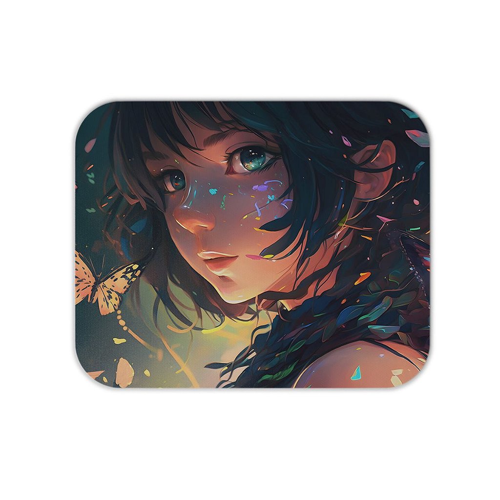 Mouse Pad Ergonomico Rebol Anime Menina Girl Escolar - Lmoon