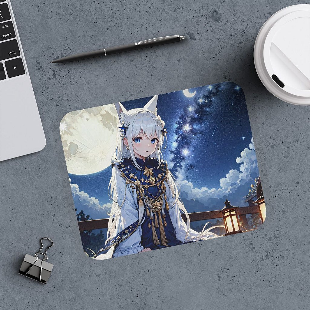 Mouse Pad Ergonomico Rebol Anime Menina Girl Escolar - Lmoon