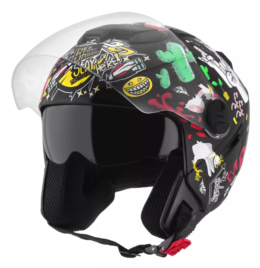 Capacete New Atomic Universe - Jeff Motos
