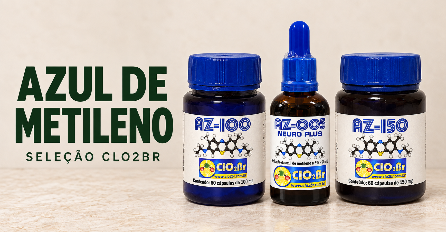 AZUL DE METILENO: seleção de produtos CLO2BR