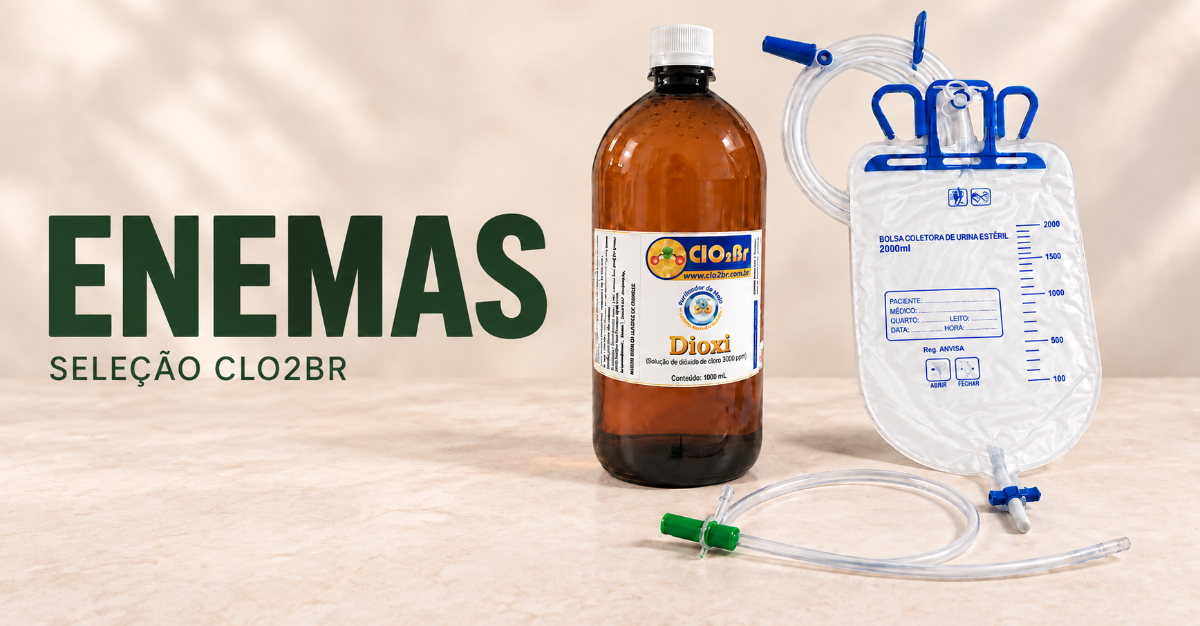 ENEMAS: seleção de produtos CLO2BR