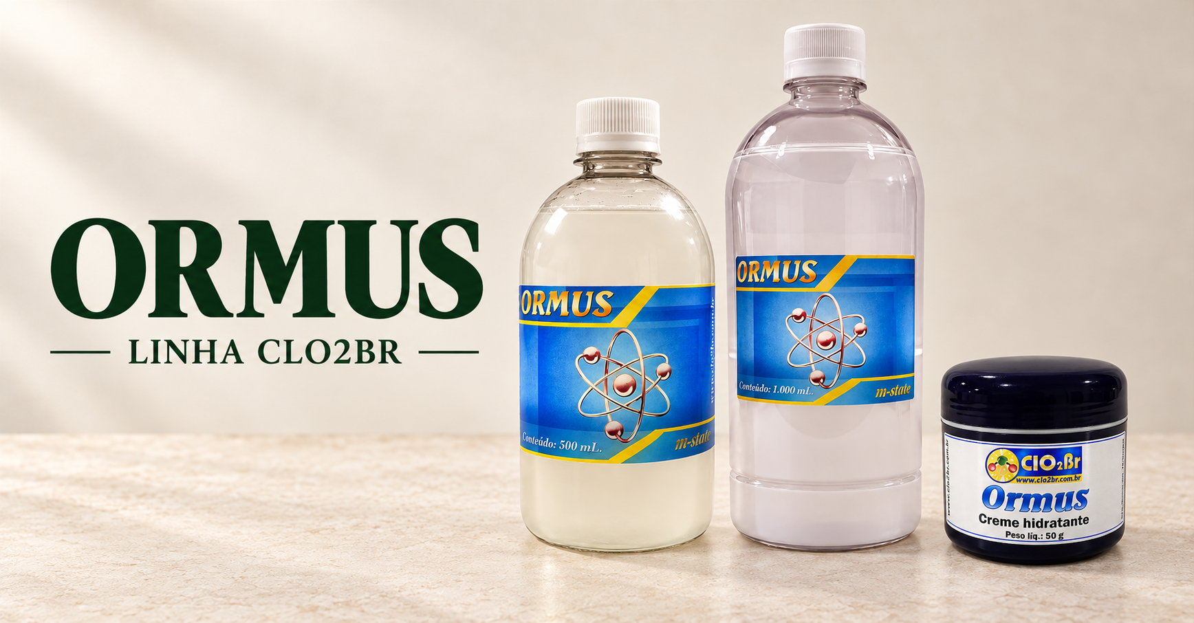 ORMUS: seleção de produtos CLO2BR
