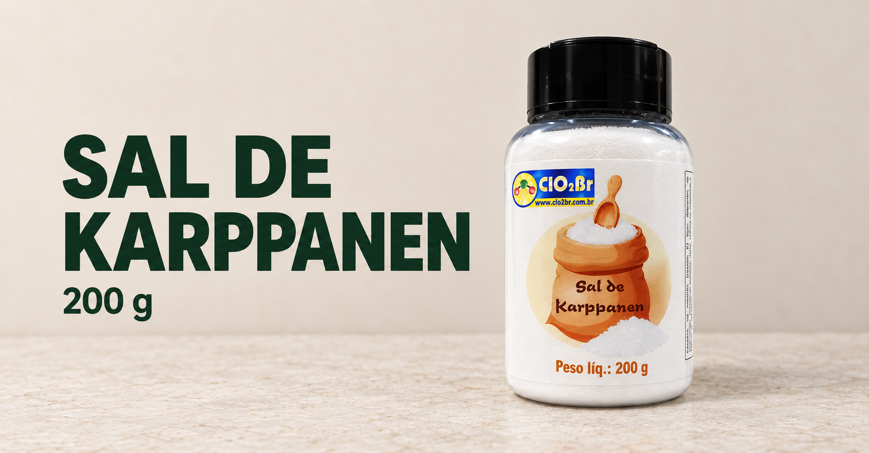 SAL DE KARPPANEN: seleção de produtos CLO2BR